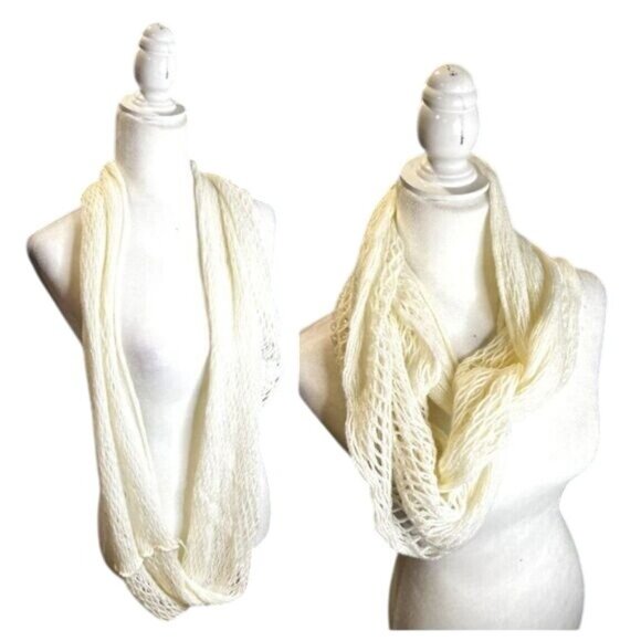 Infinity Scarf Women's Winter‎ Warm Cable Knit Circle Wrap - Picture 2 of 3